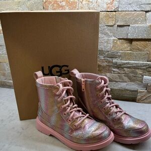 Ugg Little Kid Boots - Size 2 in Glitter Pink